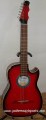 Guitarra Rockera modelo ETE rojo con negro